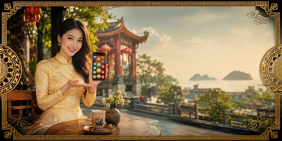 Người chơi Hà Nội đang thư giãn tại quán cà phê và theo dõi thông tin cược trên điện thoại